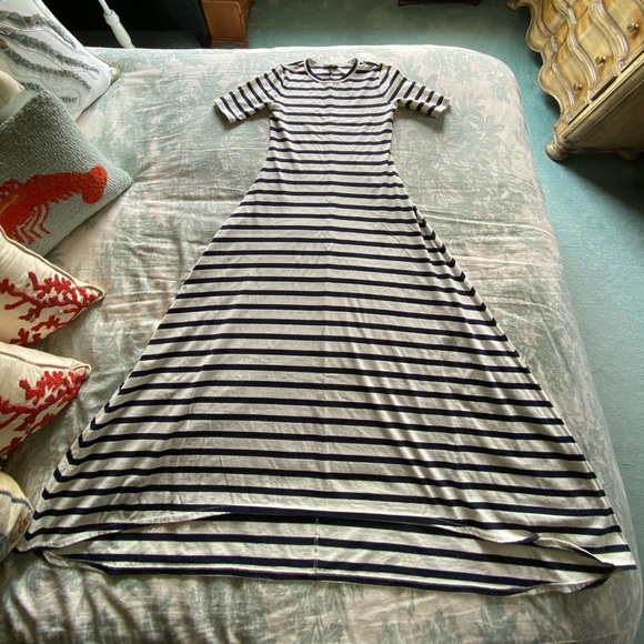 NWOT J Crew striped Maxi Dress - Picture 4 of 10
